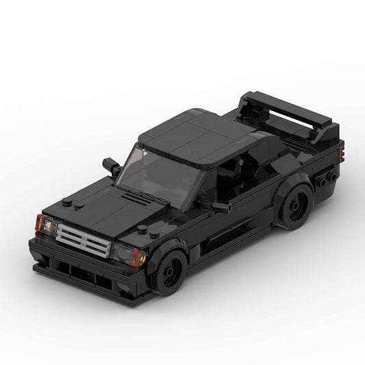 E190 EVO II Classic 8-Wide Racing Sedan Building Kit | LEGO-Compatible MOC - 1