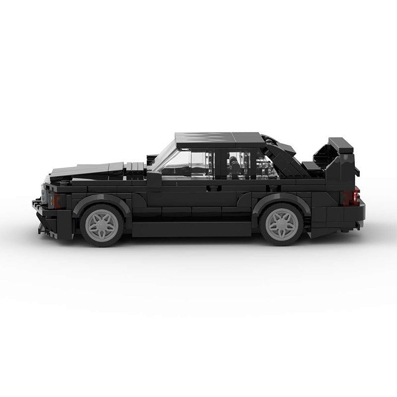 E190 EVO II Classic 8-Wide Racing Sedan Building Kit | LEGO-Compatible MOC - 3