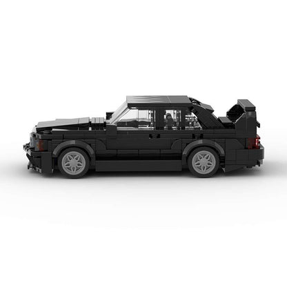 E190 EVO II Classic 8-Wide Racing Sedan Building Kit | LEGO-Compatible MOC - 3