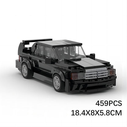 E190 EVO II Classic 8-Wide Racing Sedan Building Kit | LEGO-Compatible MOC - 5
