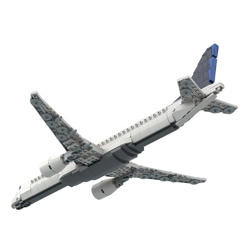 E195-E2 MOC Commercial Aircraft Building Kit | 1:100 Scale Jet Model - 6