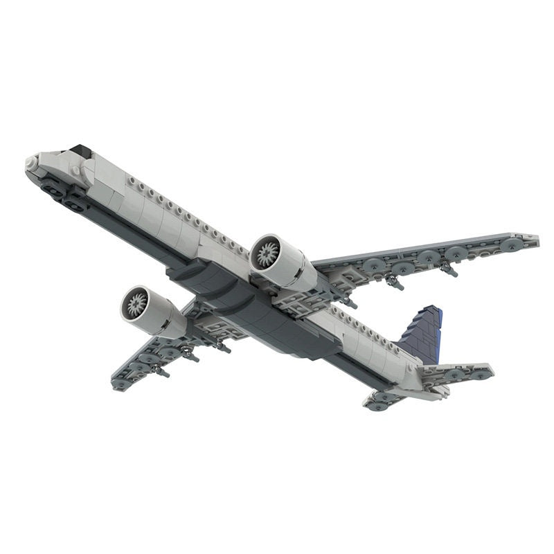 E195-E2 MOC Commercial Aircraft Building Kit | 1:100 Scale Jet Model - 7