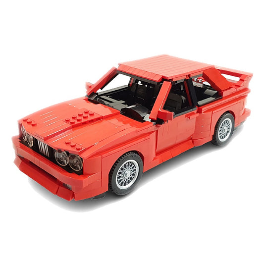 E30 Retro German Sports Coupe Building Kit | LEGO-Compatible MOC - 5