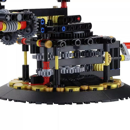 Earth Moon And Sun Orrery MOC Mechanical Solar System Building Kit - 2