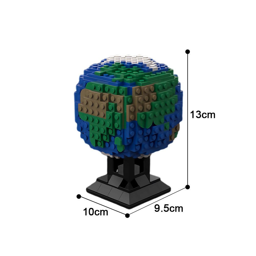 earth's layers building set | lego compatible - 4