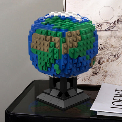 Earth's Layers MOC Building Kit | Geological Structure Display Model - 2
