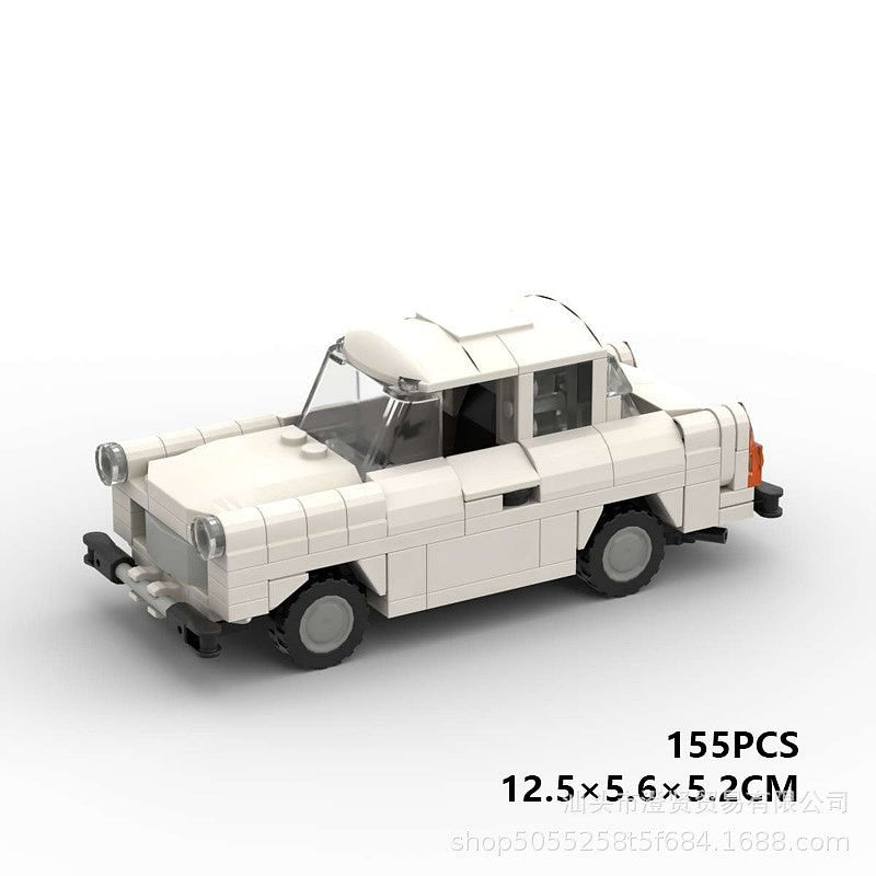 Eastern Bloc Classic Sedan MOC Building Kit | Vintage Vehicle Model - 4