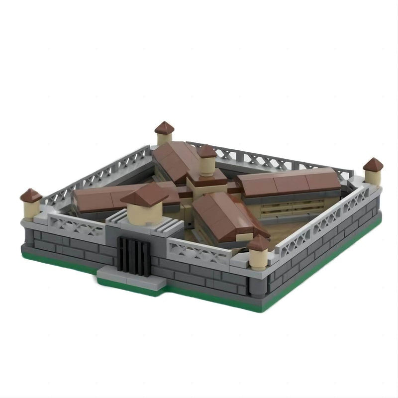 Eastern State Penitentiary Historic Prison Building Kit | LEGO-Compatible MOC - 2