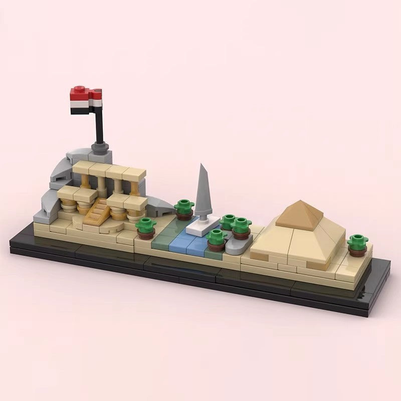 Egypt Skyline MOC Building Kit | Ancient Civilization Architecture Model - 5