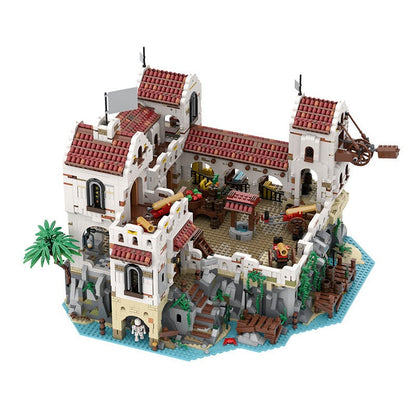 Eldorado Fortress MOC Building Kit | Pirate Fortress Architecture Model - 3