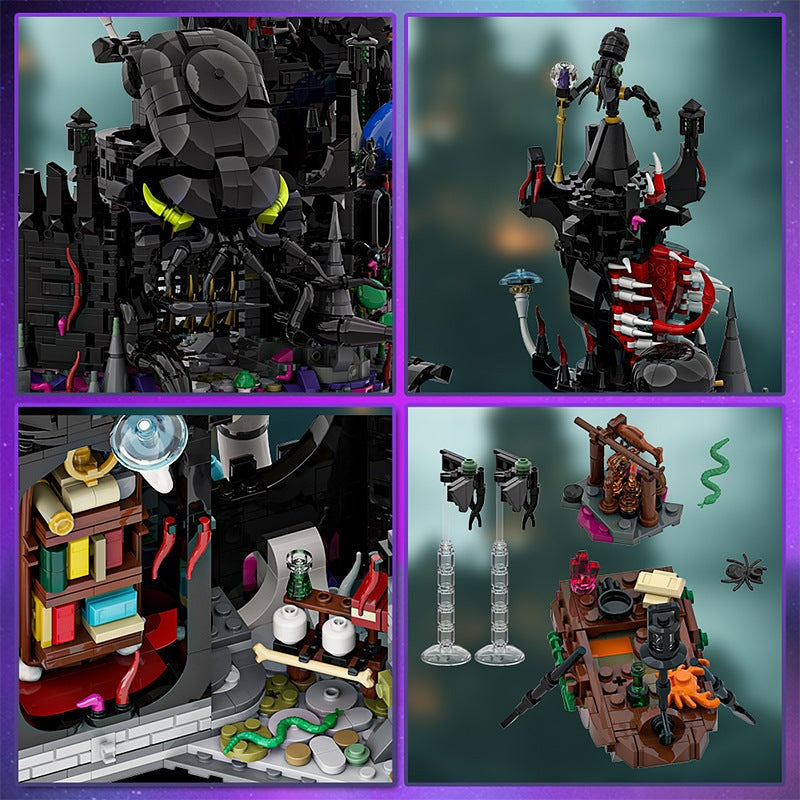 Eldritch Castle MOC Building Kit | Dark Fantasy Fortress Architecture - 6