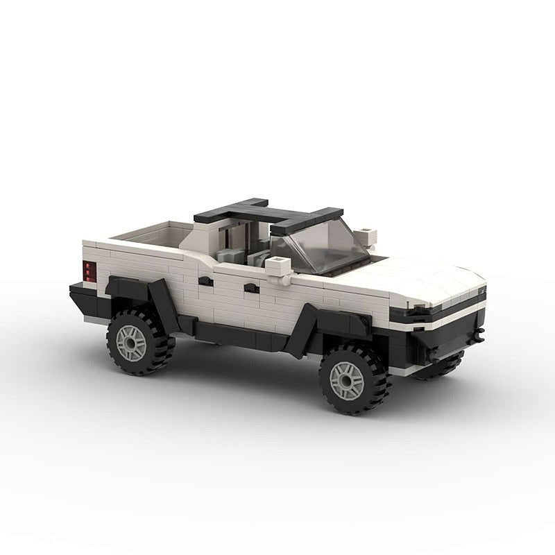 Electric Off-Road Super Truck MOC Building Kit | EV Pickup Vehicle Model - 3