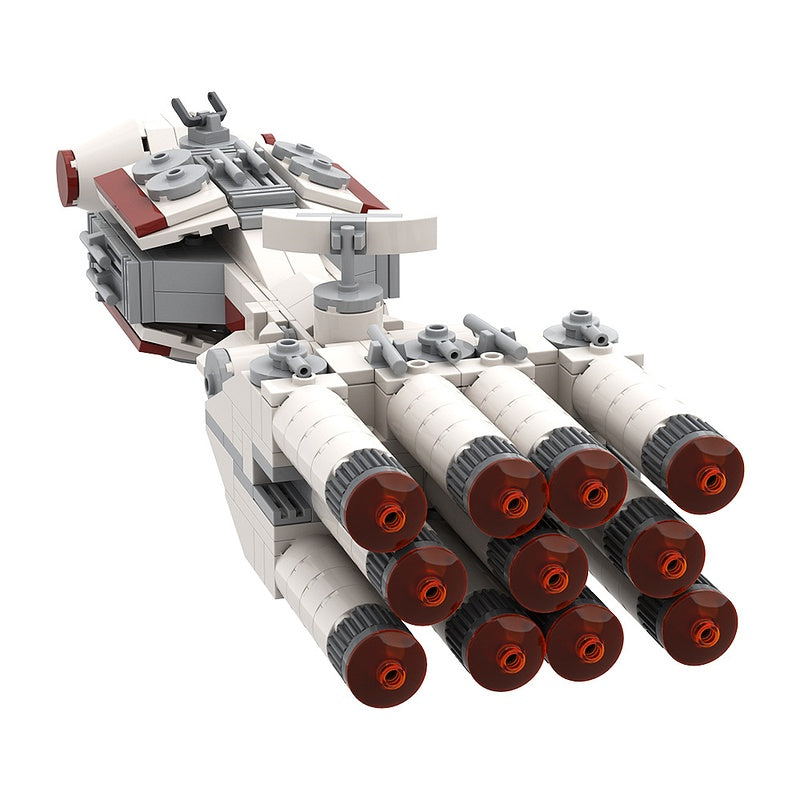 Eleven-Engine Diplomatic Space Corvette MOC Building Kit - 1