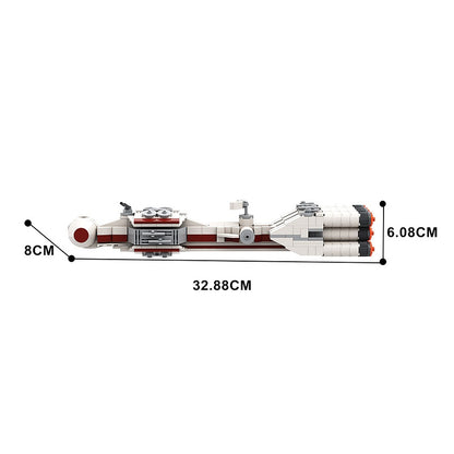 Eleven-Engine Diplomatic Space Corvette MOC Building Kit - 4