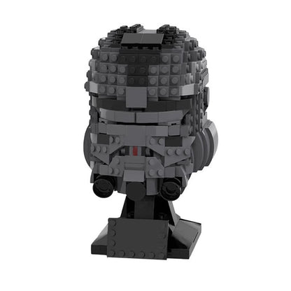 Elite Clone Squadron Helmet Building Kit | LEGO-Compatible MOC - 1