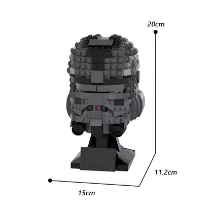 Elite Clone Squadron Helmet MOC Character Display Building Kit - 3