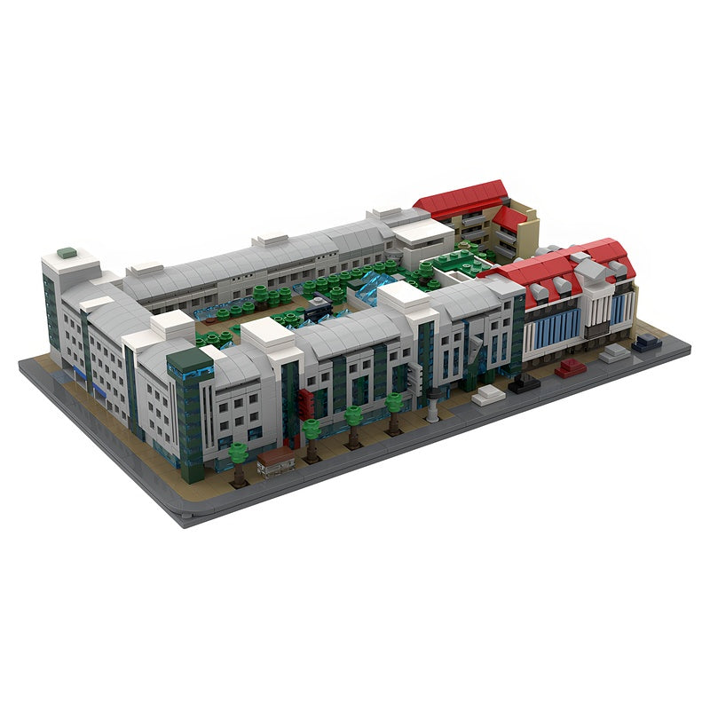 Elsterpassage Leipzig Mixed-Use Complex 1:450 MOC Building Kit - 1