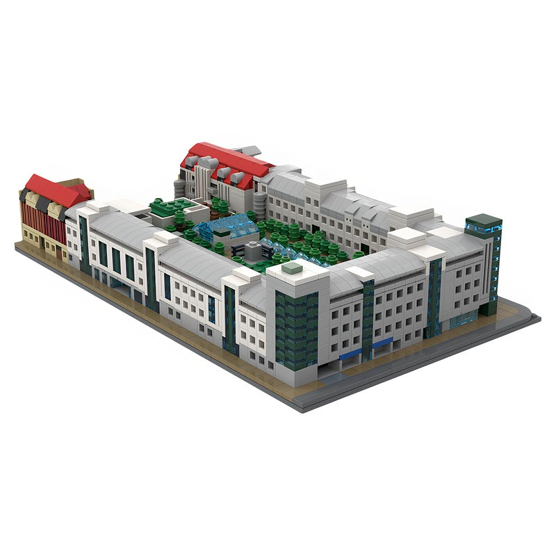 Elsterpassage Leipzig Mixed-Use Complex 1:450 MOC Building Kit - 2