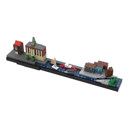 Emden Skyline MOC Building Kit | German Coastal Architecture Model - 1