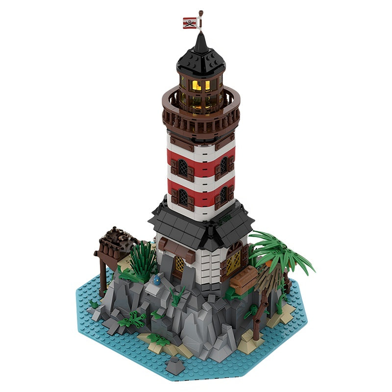Empire Lighthouse & Rocky Island MOC Building Kit - 2