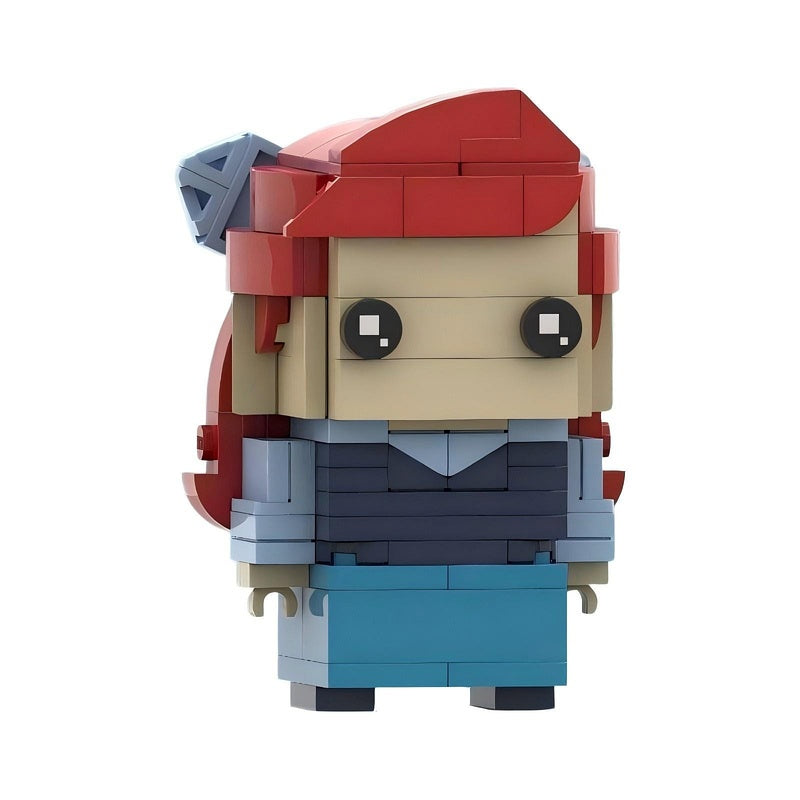Enchanted Ocean Kingdom BrickHeadz Building Kit | LEGO-Compatible MOC - 4