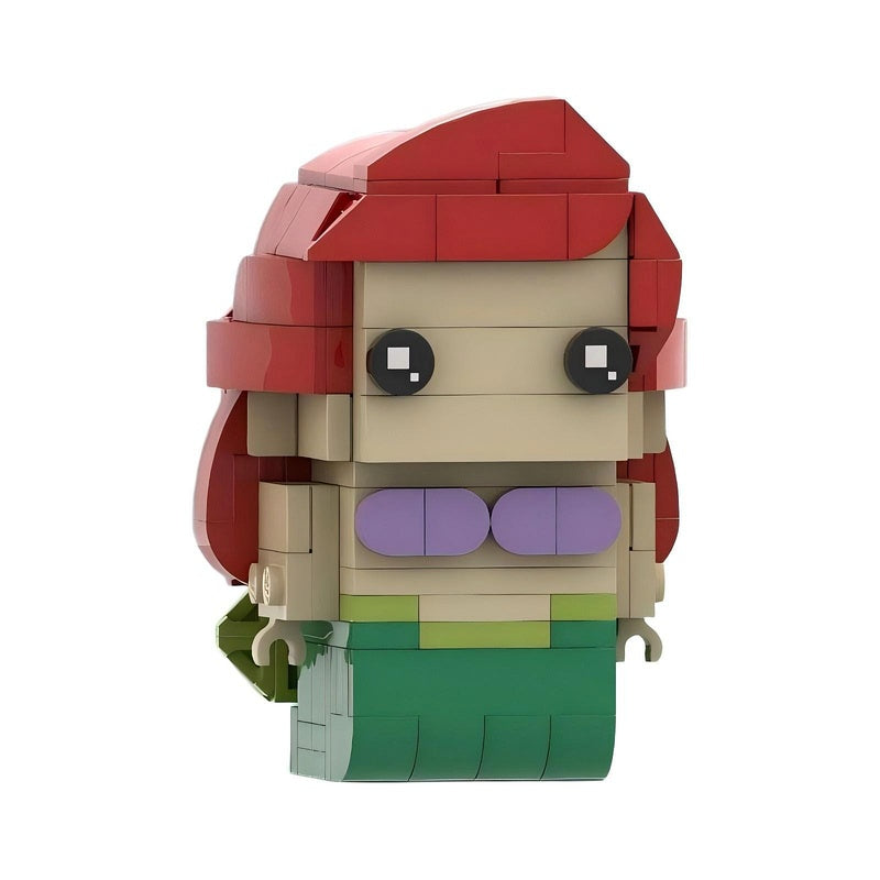 Enchanted Ocean Kingdom BrickHeadz Building Kit | LEGO-Compatible MOC - 9