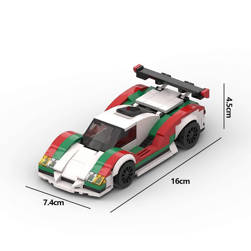 Energy Racing GT1 MOC Racing Car Building Kit | GT Performance Vehicle - 7