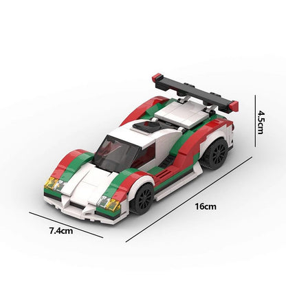 Energy Racing GT1 MOC Racing Car Building Kit | GT Performance Vehicle - 7
