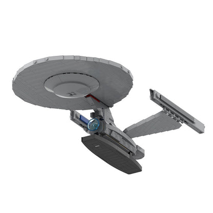 Enterprise Class MOC Building Kit | Sci-Fi Exploration Starship Model - 1