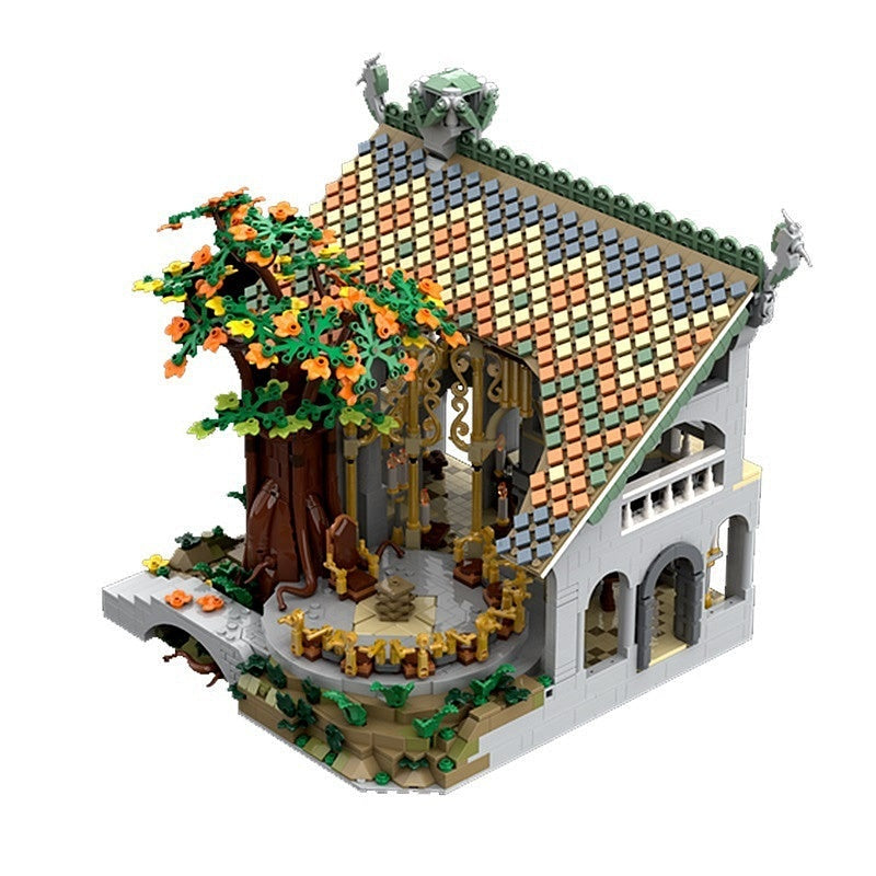 Epic Fantasy Council Chamber MOC Diorama Building Kit - 1