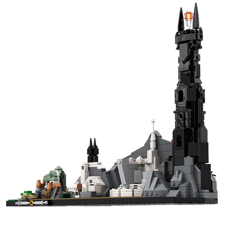 Epic Ring-inspired Realm Skyline Building Kit | Compatible MOC - 2