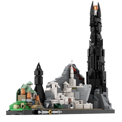 Epic Ring-inspired Realm Skyline Building Kit | Compatible MOC - 3