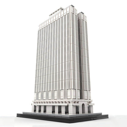 Equitable Building NYC 1:800 Scale Building Kit | LEGO-Compatible MOC - 2