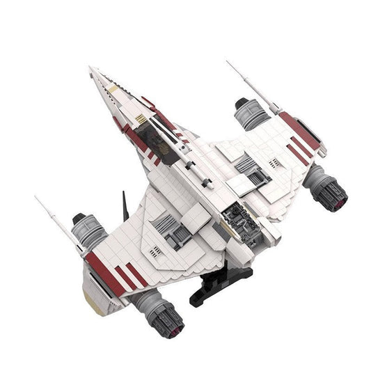 Escort Wing Starfighter MOC Spaceship Building Kit | Futuristic Fighter - 1