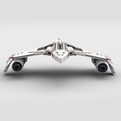 Escort Wing Starfighter MOC Spaceship Building Kit | Futuristic Fighter - 5