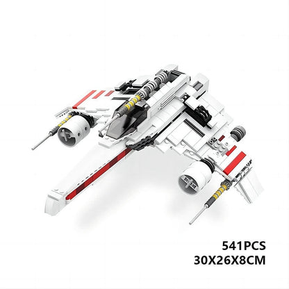 Escort Wing Starfighter MOC Spaceship Building Kit | Futuristic Fighter - 9
