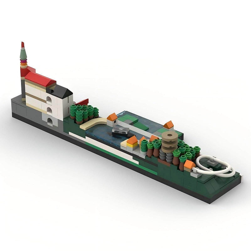 Český Krumlov Skyline MOC Building Kit | Historic European Architecture - 2
