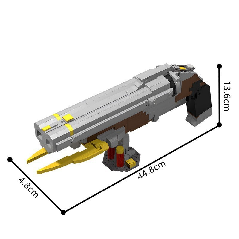 Eternal Underworld Double-Barrel Shotgun Building Kit | LEGO-Compatible MOC - 5