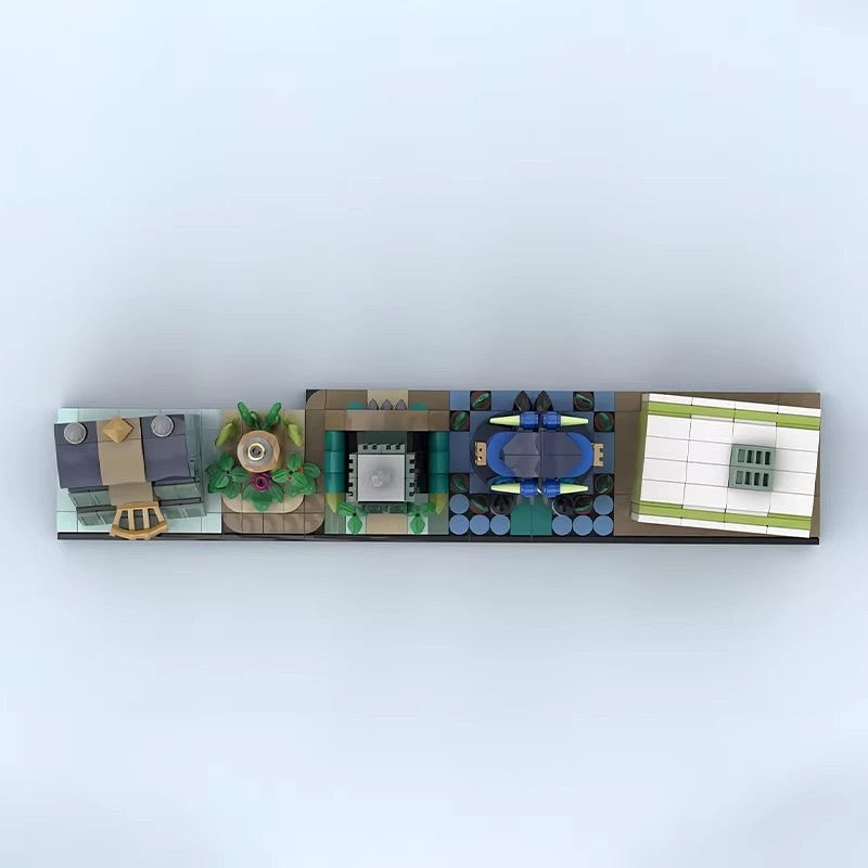 Eu-topos Futuristic Skyline MOC Architecture Building Kit - 3