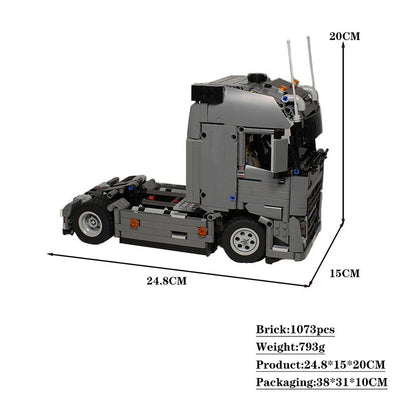 Euro FH Heavy Duty Tractor Truck Building Kit | Compatible MOC - 3