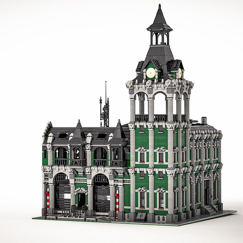 European Modular Train Station Building Kit | LEGO-Compatible MOC - 2