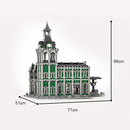 European Modular Train Station MOC Building Kit | Railway Architecture Model - 3