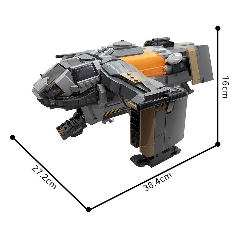 Explorer One Spaceship MOC Building Kit | Deep Space Exploration Vessel - 4
