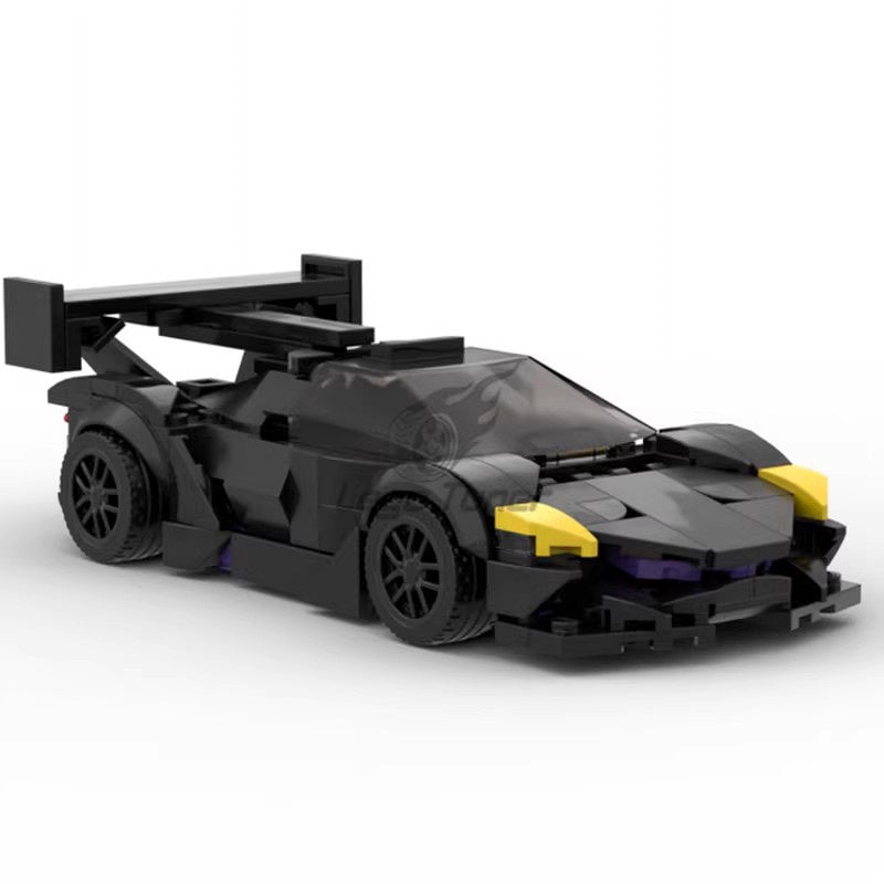 Extreme Aero Hypercar Building Kit | 8-Wide LEGO-Compatible MOC - 1