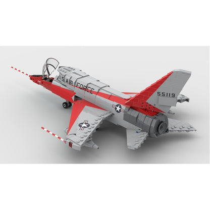 F-107 Experimental Fighter Jet 1:35 Scale MOC Building Kit - 3
