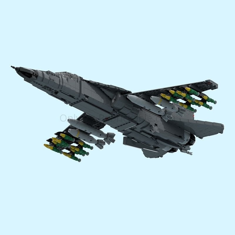 F-111 Aardvark Swing-Wing Strike Aircraft MOC Building Kit - 3