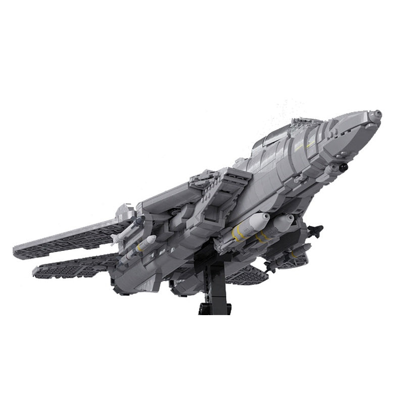 F-14 Fighter Aircraft MOC Building Kit | Large Scale Aviation Model - 3