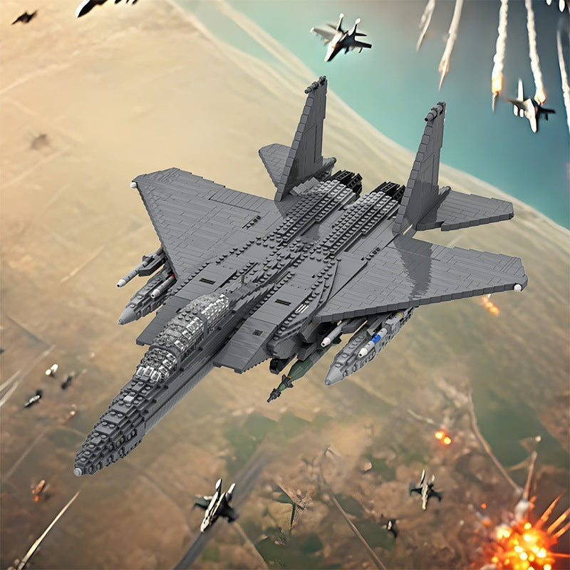 F-15 Air Superiority Fighter MOC Building Kit - 2