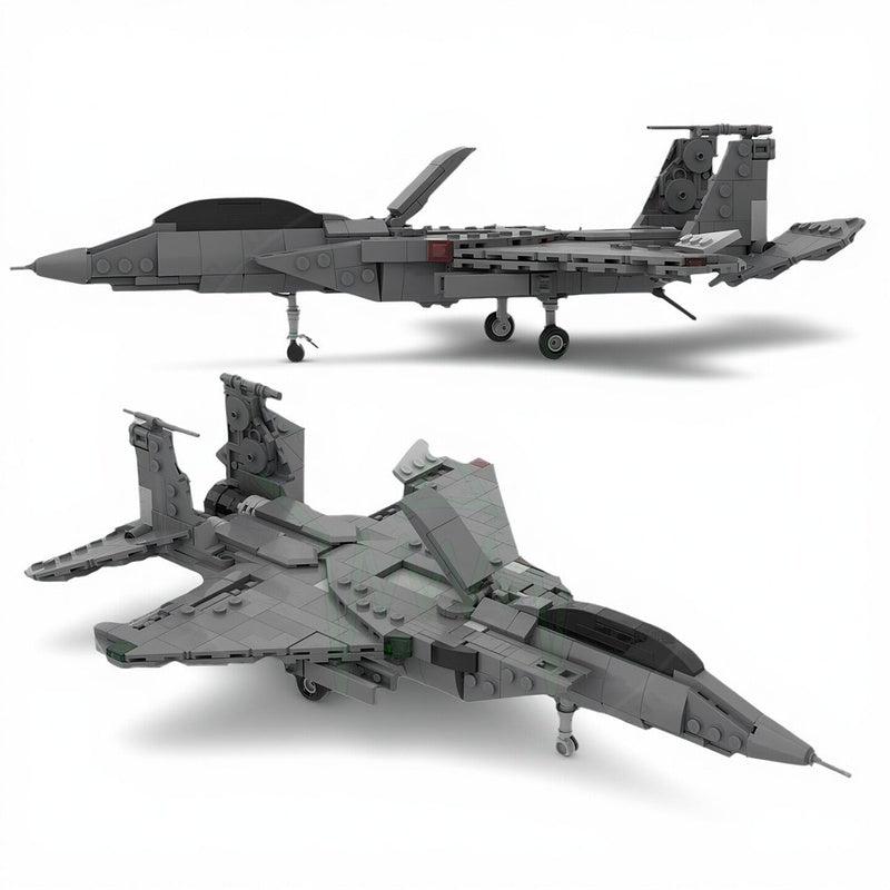 F-15E Twin-Engine Fighter Jet 1:70 MOC Building Kit - 2