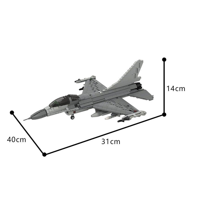 F-16C Block 50 Fighting Falcon Building Kit - 3